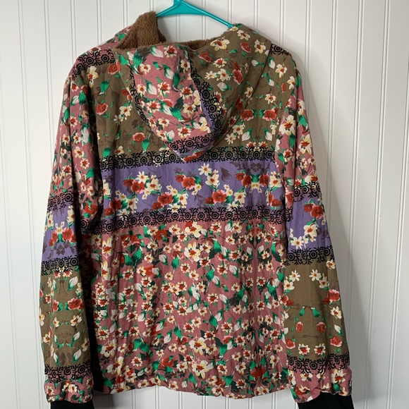 Cellabie floral hooded soft lined jacket size 3xl - Picture 6 of 8